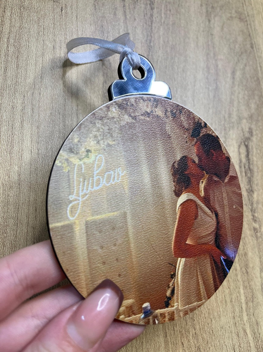 Weihnachtsbaumschmuck - personalisiert mit Foto
