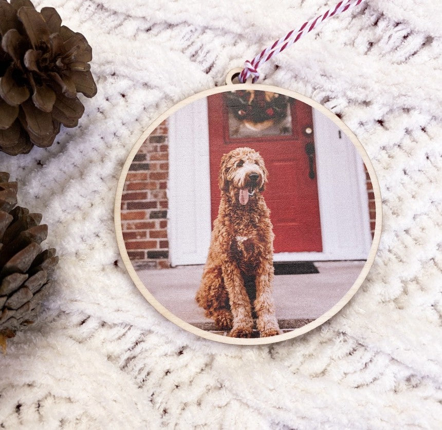 Weihnachtsbaumschmuck - personalisiert mit Foto