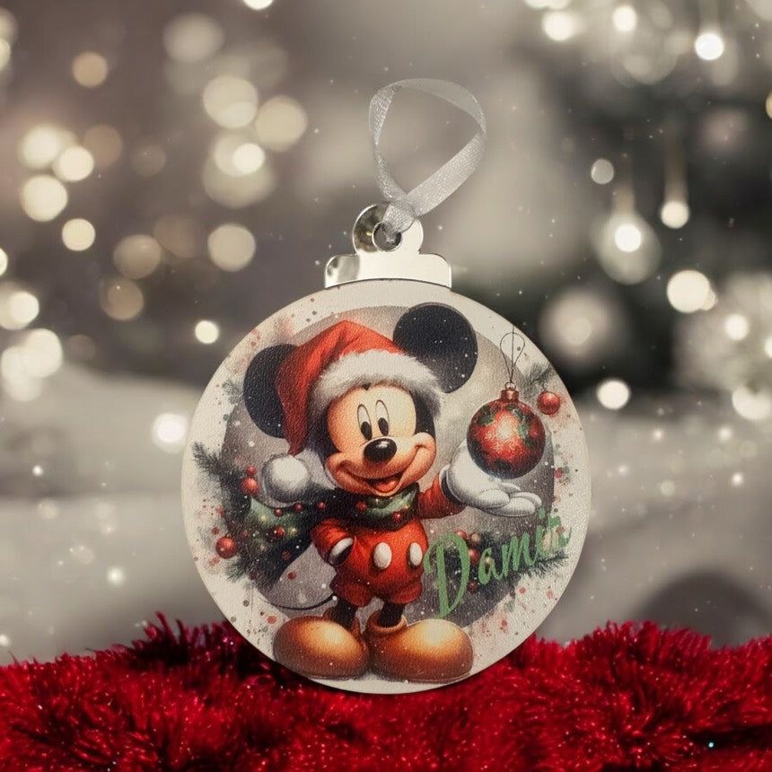 Weihnachtsbaumschmuck - personalisiert mit deinem Lieblingscartoon Bild