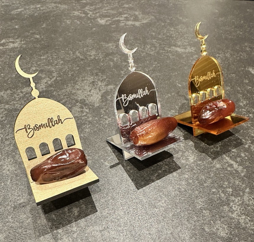 Dattelhalter "Bismillah" Set