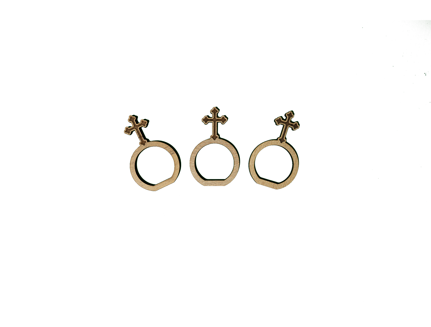 Servietten-Ring mit Kreuz
