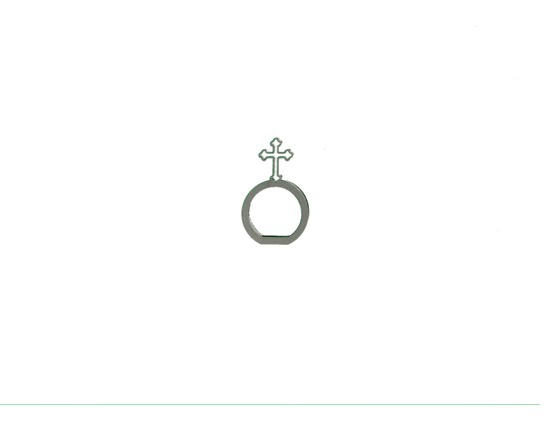 Servietten-Ring mit Kreuz