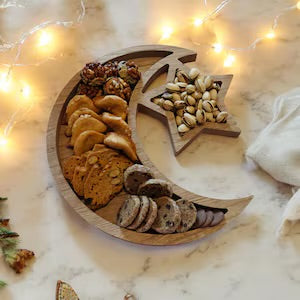 Tablett für das Dessert an Ramadan